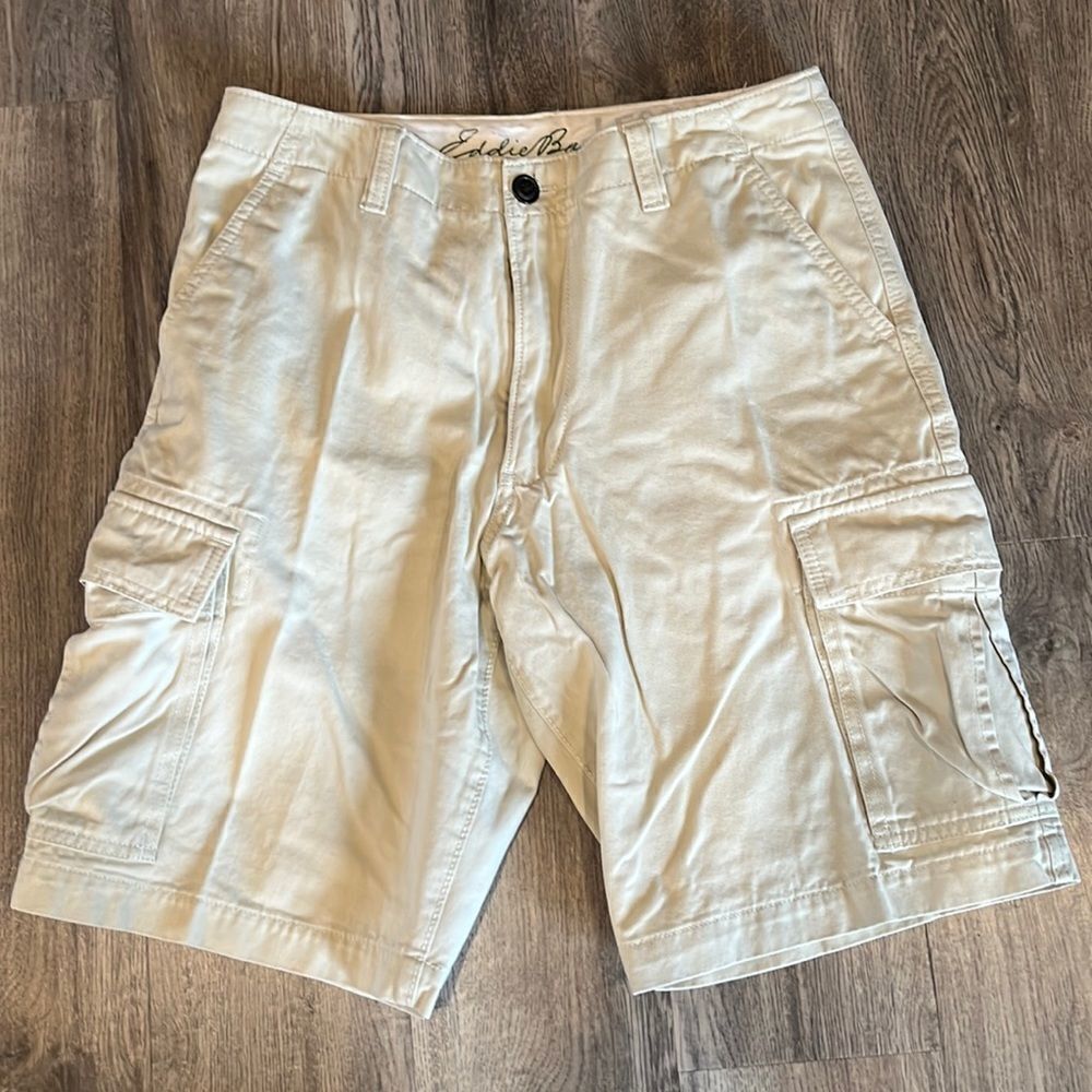 Eddie Bauer Light Tan Cargo Shorts